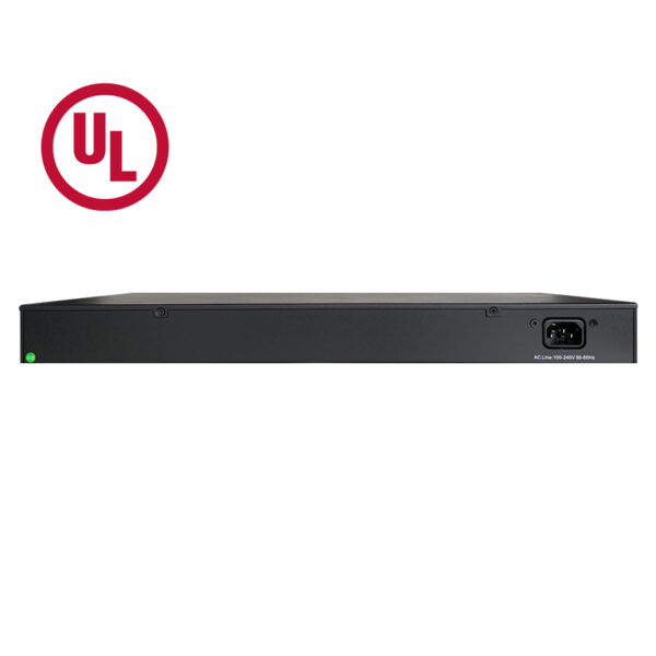VX-GPU2610-9 UL PoE Switch Back